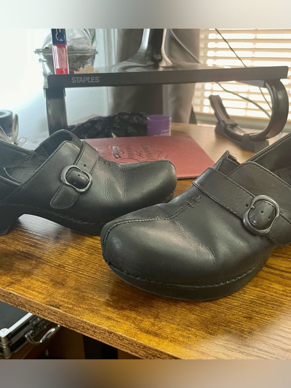 Dansko Women’s Clogs in Black Leather